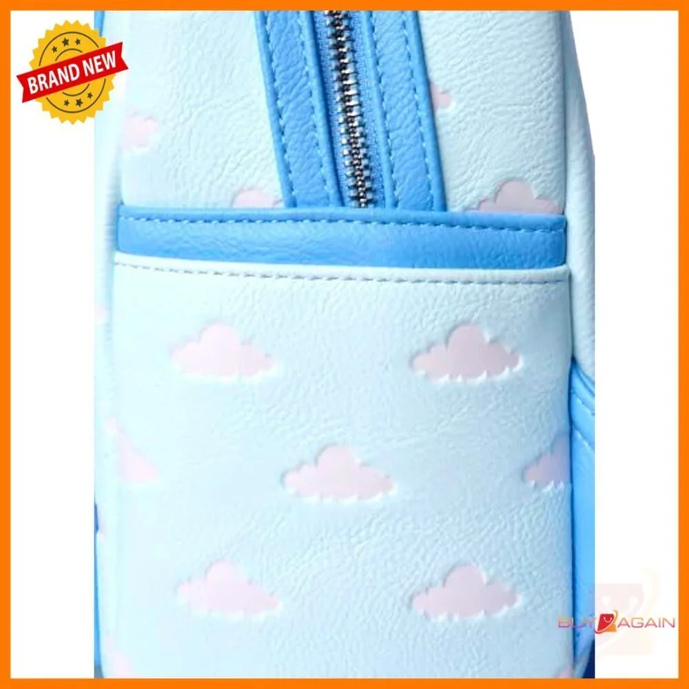 Mini Backpack Faux Leather Adjustable Straps Disney Eeyore Cosplay Handbag